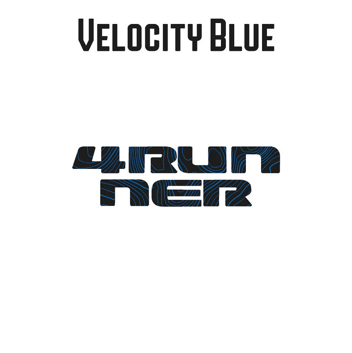 4RUNNER Topographic Rear Liftgate Emblem Overlays - 2025+ 4Runner