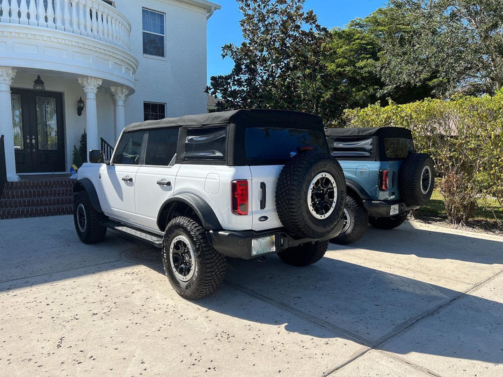 Version 1H Tail Light Overlays - 2021+ Bronco (w/ Halogen Taillights)