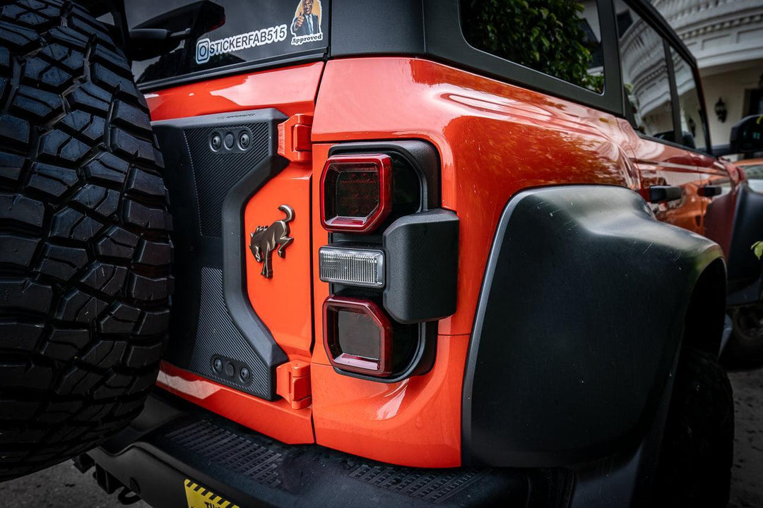 Bronco Raptor Rear Lamp Version 1R Tail Light Overlays - 2021+ Bronco Raptor – RAD Supply Co