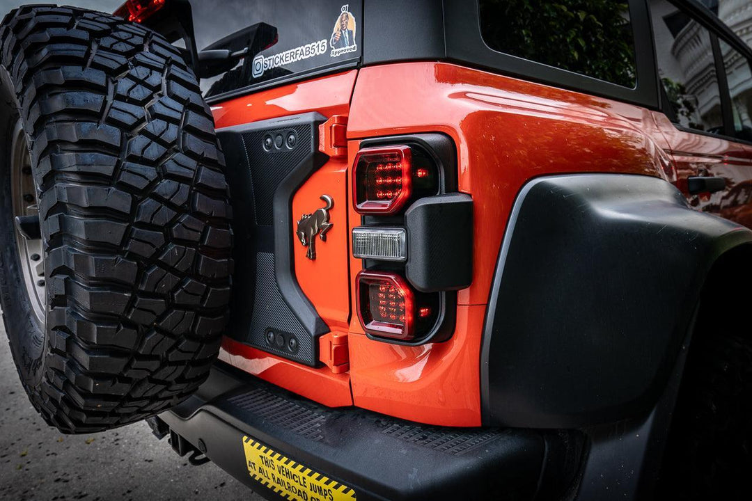 Version 1R Tail Light Overlays - 2021+ Bronco Raptor