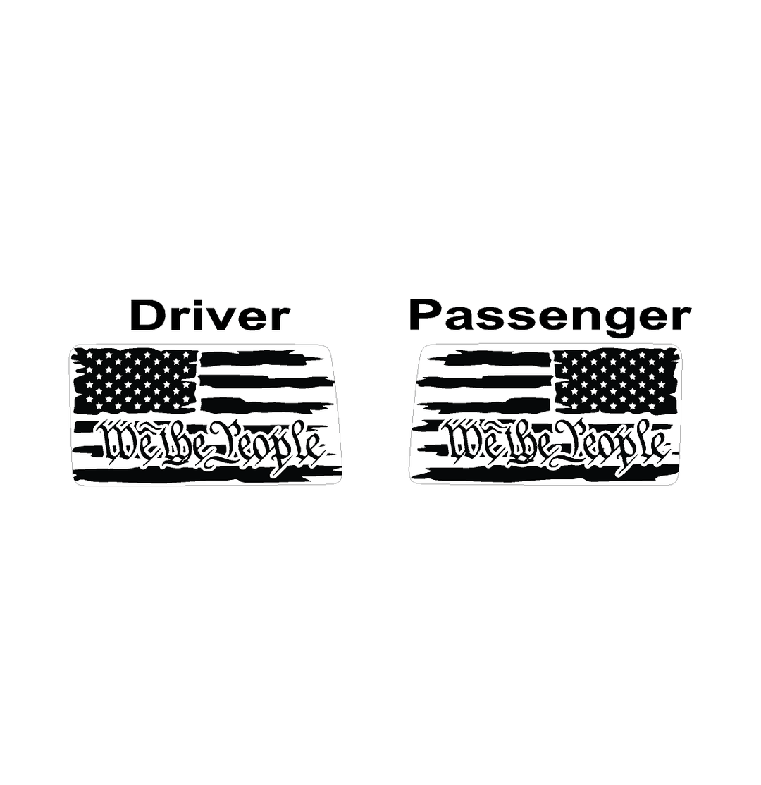 Stealth Clear Hardtop Side Window Overlays - 2021+ Bronco 4 Door