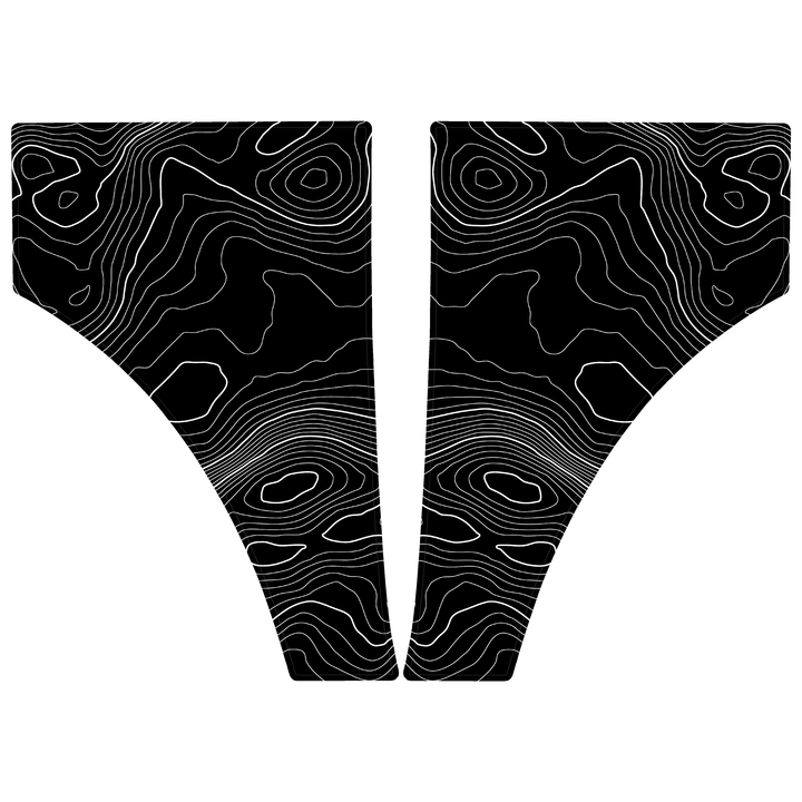 Topo American Flag Fender Overlays - 2021+ Bronco