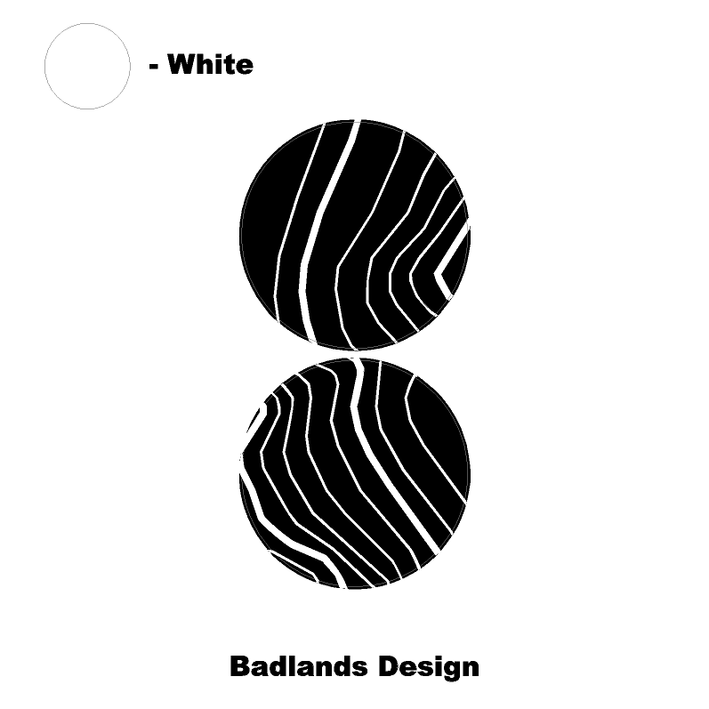 1966 Topographic Shifter Plate (Printed Series + Acrylic) - 2021+ Bronco