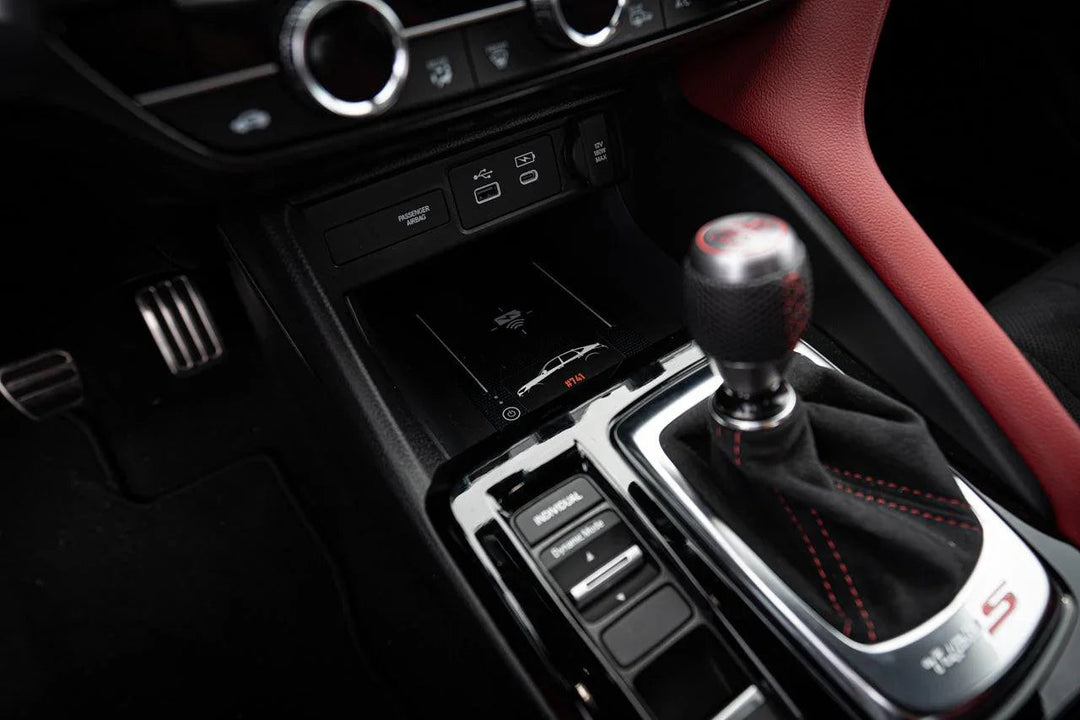 Wireless Charger Warning Label Overlay - 2023+ Integra