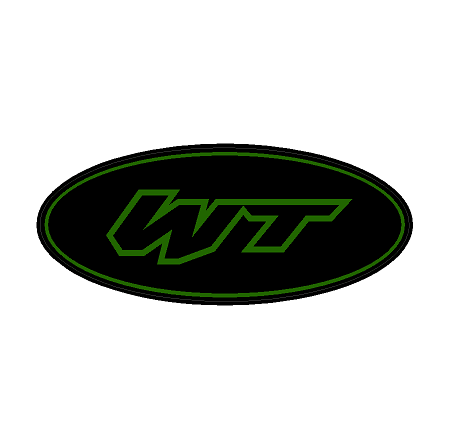 "WT" Rear Oval Emblem Overlays (Printed Series) - 2021-2023 Bronco Wildtrak